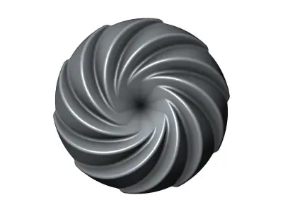 3d Geometrical pattern rosettes N03 3D print model