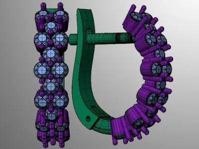 Earrings 36 3D print model
