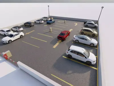 Parking-Parking Lot 3D model