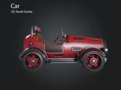 Car V1 Low-poly 3D model