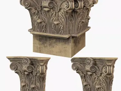 Classic capital models 3D model