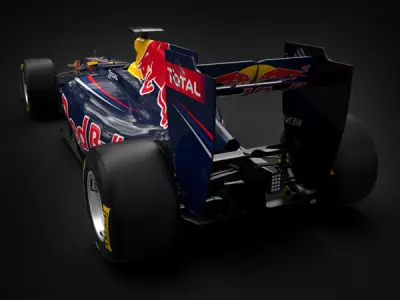 F1 2011 Car Ferrari McLaren Red Bull Toro Rosso Mercedes Renault 3D model