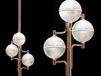 Andros II Suspension Lamp  3D model