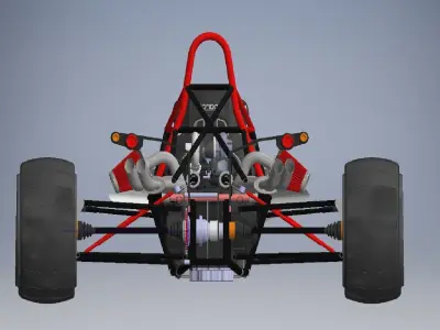 Car designed sports car racing  3D model