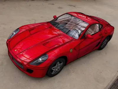 Ferrari Rigged 3D model