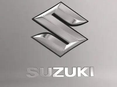 Suzuki car logo keychain  3d model  3D model