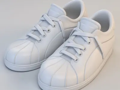 Cartoon All Star Sport Shoes 3D model