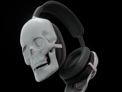 Halloween-style Attachments for Airpods Max 3D print model