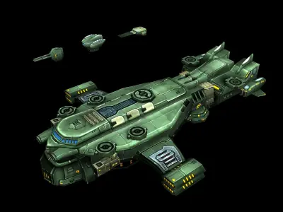 Almighty-Battleship 05 3D model