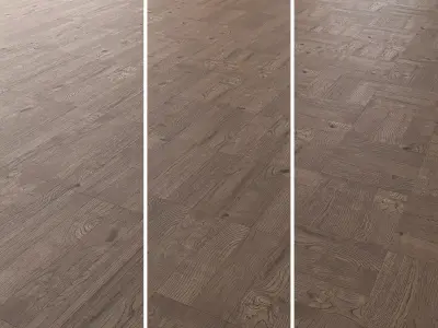 Parquet Oak Missisippi Wild Wood set 3 3D model