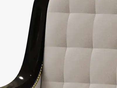 Francesco Molon ARMCHAIR WITH CARVING P521 3D model