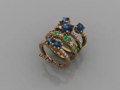 Fashion RING 3D model