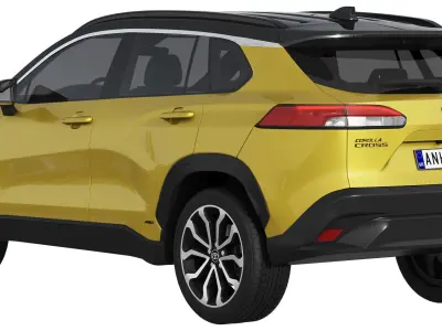 Toyota Corolla Cross Hybrid 2023 3D model