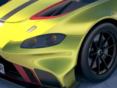 Aston Martin Vantage GTE Racecar  3D model