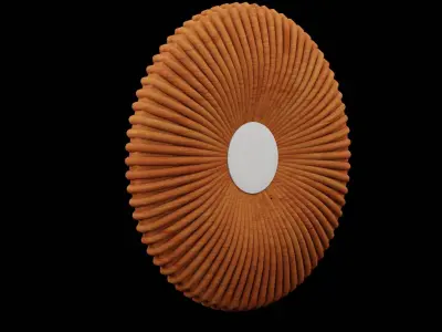 Flowered Mirror Design  Low-poly 3D model