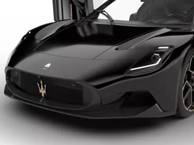 Maserati MC20 Notte Edition 2023 HQ 3d model 3D model