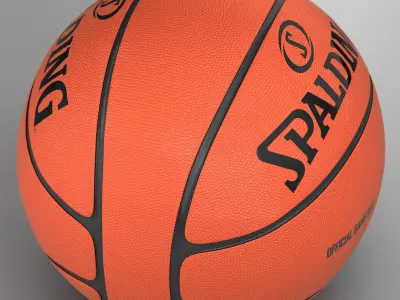 Basketball ball 4lorang Low-poly 3D model