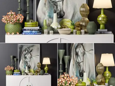 Decorative set-03  3D model