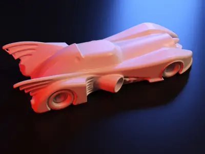 Batman Car stl 3D print model