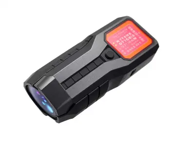Compact Laser Rangefinder Model Pack with Digital Display Low-poly 3D model