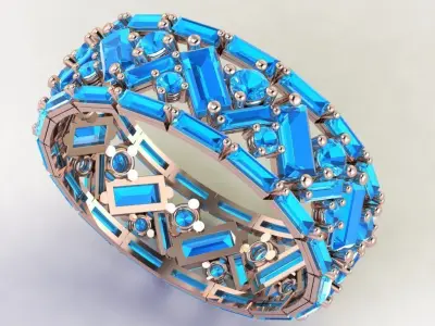 zigzag ring 3d 3D print model