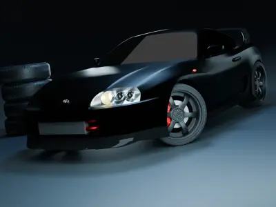 Toyota Supra MK4   3D model