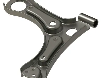 Vehicle Suspension Control Arm 3D print model