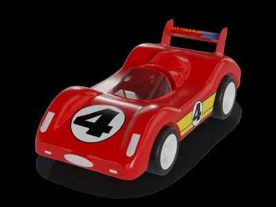Cars and action games Toy Car 3D model