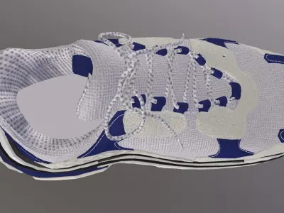 BALENCIAGA TRIPLE S SHOES PBR Low-poly 3D model