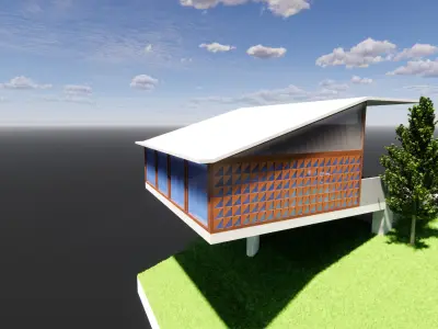 3D Model of Stage Supermarket Building 3D model