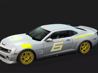Racing car 3d model Low-poly 3D model