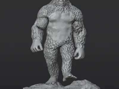 Sasquatch - Bigfoot 3D print model