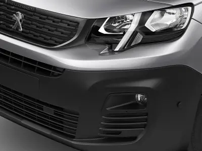 Peugeot Partner Van 2019 3D model