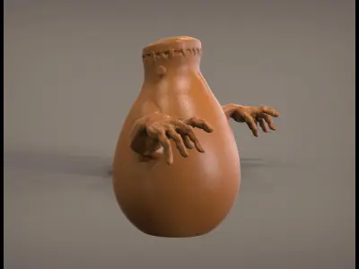 Frankenstein egg 3D print model