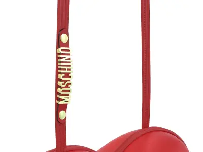 Moschino Heartbeat Bag Low-poly 3D model