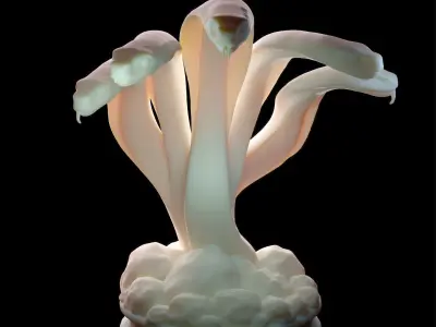 Hydra Snake Multi-Headed Serpent Statue 3D print model