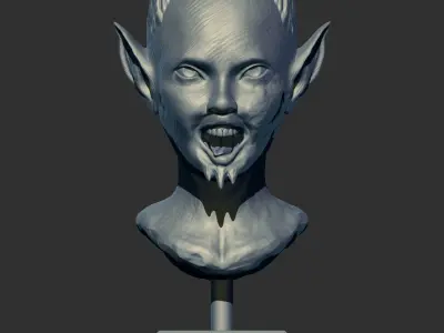 Head sculpture  vol 01 3D print model