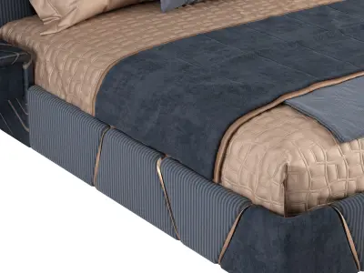 Luxury Bed 3D model