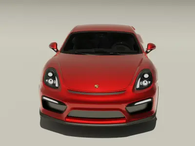 Porsche GT4 3D model