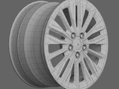 Kia Sedan 2019 Rim Set 3D model