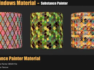 20 Stylized Windows Material In Substance Painter Texture