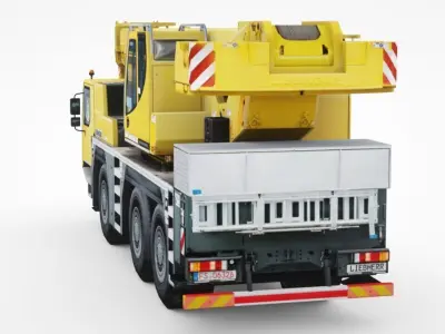 Liebherr LTM 1060-31 Low-poly 3D model