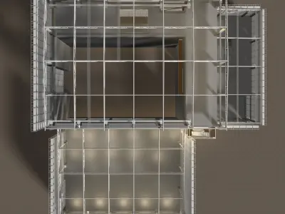 Industrial construction scene 25i10 3D model