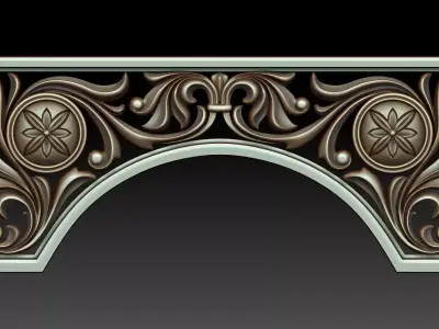 Decorative arc 3D model
