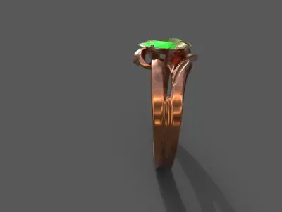 High-Quality 3D Ring Model Low-poly 3D model 31