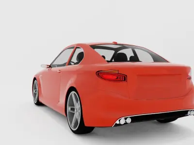 Coupe Series  Low-poly 3D model