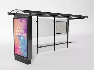 bus stop Free 3D model