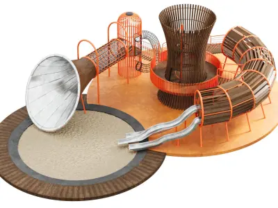 Large Playground 3D model