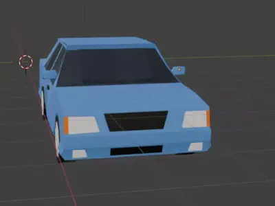 Car low poly Low-poly 3D model by mustafaurga91