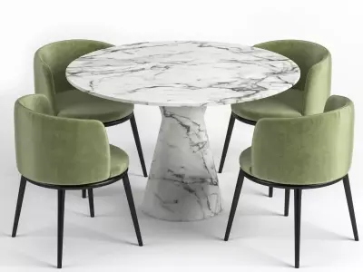 Eichholtz Dining table Turner and Filmore 3D model